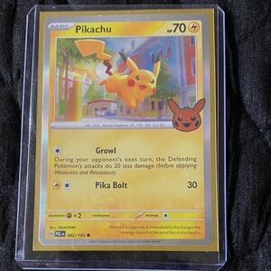 Pikachu Trading Card - Vibrant Yellow by